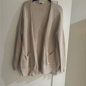 Universal thread Cream Open-Front Women's Sweater